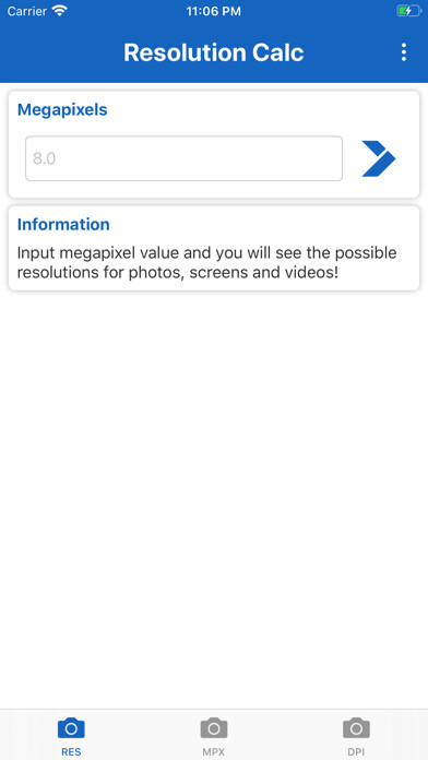 Emulate Android APK Megapixel Calculator Emulate Android APK Megapixel Calculator