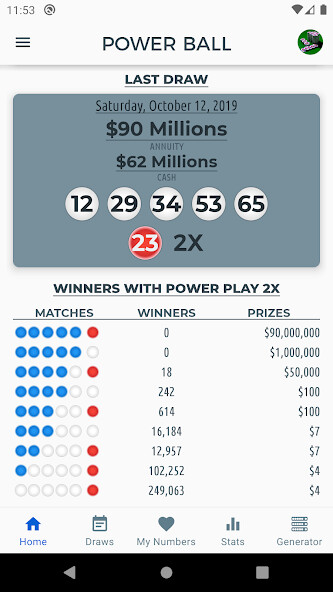 Run android online APK Mega Power Lotto from MyAndroid or emulate Mega Power Lotto using MyAndroid