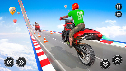 Emulate iPhone app Mega Ramp Bike Stunt Games using MyAndroid