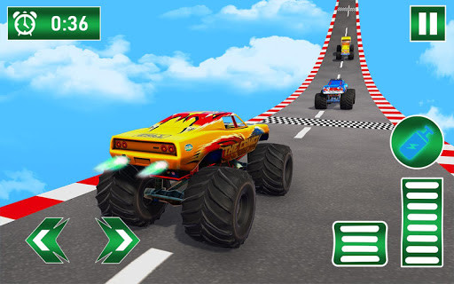 Run android online APK Mega Ramp Monster 3d Car Games from MyAndroid or emulate Mega Ramp Monster 3d Car Games using MyAndroid