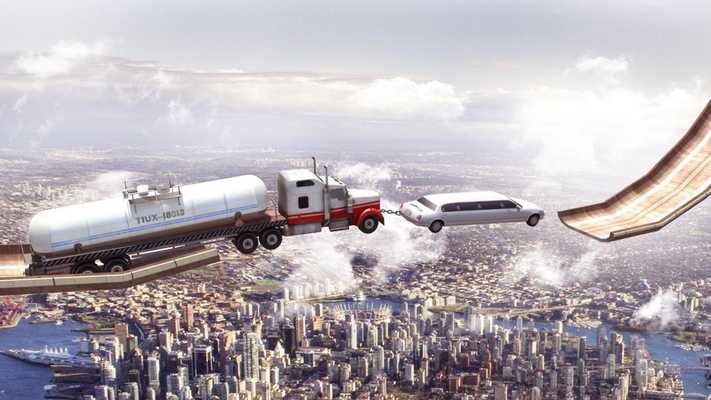 Emulate Android APK Mega Ramp Vegas - Chained Cars