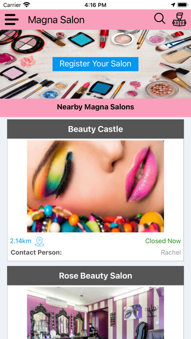 Emulate iPhone app Mega Salons using MyAndroid Emulate iPhone app Mega Salons using MyAndroid