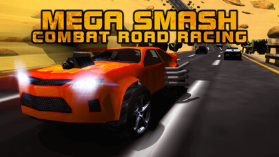 Emulate iPhone app Mega Smash Real Combat Fast Car Road Racing 3D Simulator Game using MyAndroid