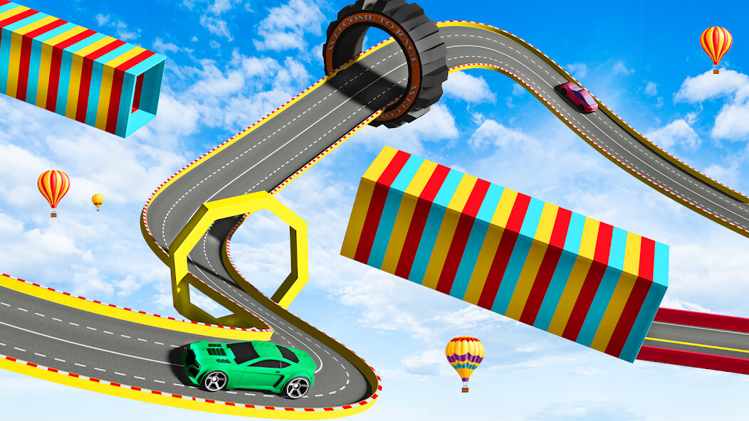 Run android online APK Mega Spiral Ramp Car Stunt 3D from MyAndroid or emulate Mega Spiral Ramp Car Stunt 3D using MyAndroid