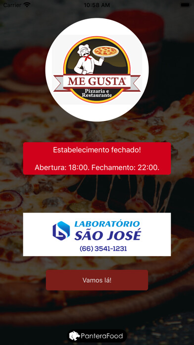 Emulate iPhone app Me Gusta Pizzaria Restaurante using MyAndroid Emulate iPhone app Me Gusta Pizzaria Restaurante using MyAndroid