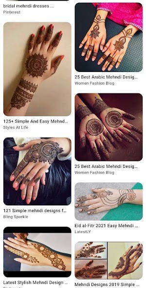 Run android online APK Mehndi design latest from MyAndroid or emulate Mehndi design latest using MyAndroid