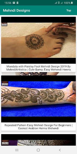 Run android online APK Mehndi Designs for Weddings from MyAndroid or emulate Mehndi Designs for Weddings using MyAndroid