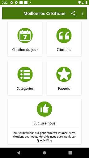 Run android online APK Meilleures citations sans internet from MyAndroid or emulate Meilleures citations sans internet using MyAndroid
