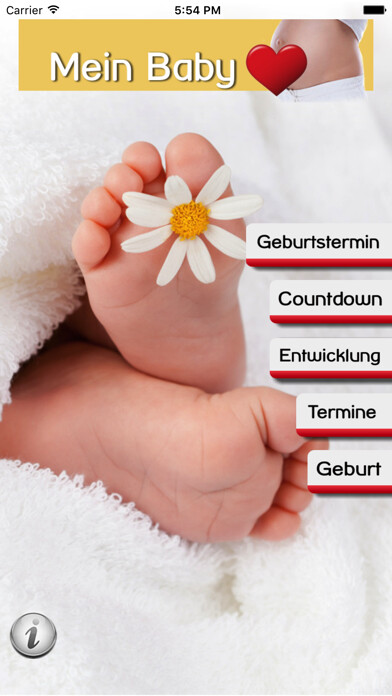 Emulate iPhone app Mein Baby - Ich bin schwanger using MyAndroid Emulate iPhone app Mein Baby - Ich bin schwanger using MyAndroid