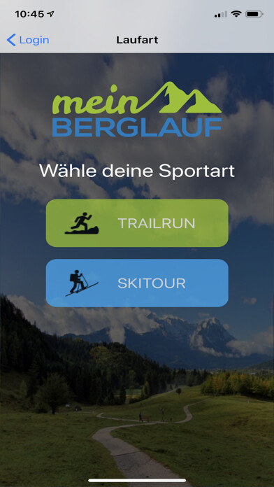 Emulate iPhone app meinBerglauf using MyAndroid Emulate iPhone app meinBerglauf using MyAndroid