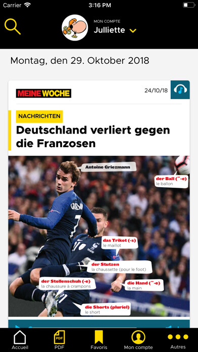 Emulate iPhone app Meine Woche using MyAndroid Emulate iPhone app Meine Woche using MyAndroid