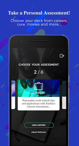 Run android online APK Me Know - Personality Assessment made easy! from MyAndroid or emulate Me Know - Personality Assessment made easy! using MyAndroid