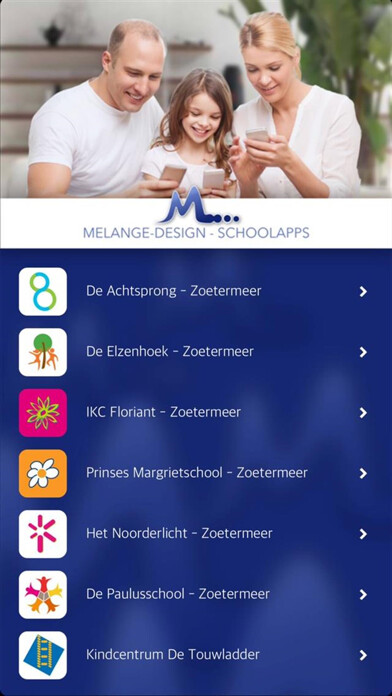 Emulate iPhone app Melange-Design SchoolApp using MyAndroid Emulate iPhone app Melange-Design SchoolApp using MyAndroid