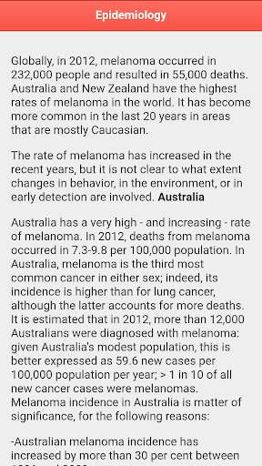 Run android online APK Melanoma Disease from MyAndroid or emulate Melanoma Disease using MyAndroid