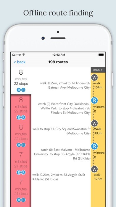Emulate iPhone app Melbourne Public Transport using MyAndroid Emulate iPhone app Melbourne Public Transport using MyAndroid