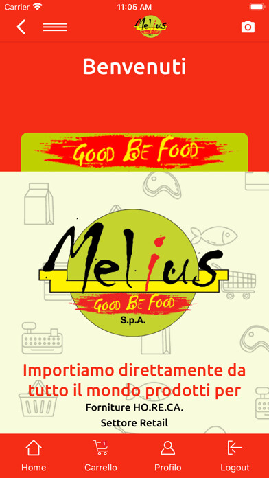 Emulate iPhone app Melius Catering S.p.A. using MyAndroid Emulate iPhone app Melius Catering S.p.A. using MyAndroid