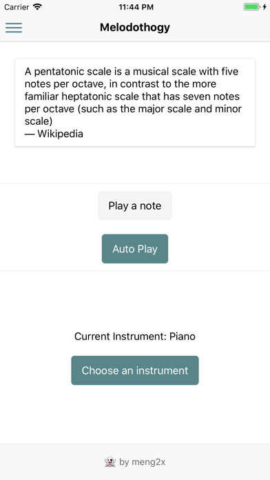 Emulate iPhone app Melodothogy using MyAndroid