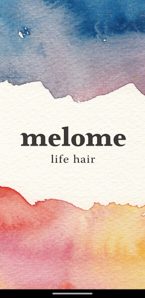 Emulate iPhone app 滋賀・草津の美容室、melome/メロメの公式アプリ using MyAndroid Emulate iPhone app 滋賀・草津の美容室、melome/メロメの公式アプリ using MyAndroid