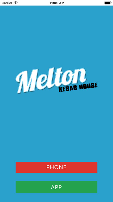Emulate iPhone app Melton Kebab House using MyAndroid