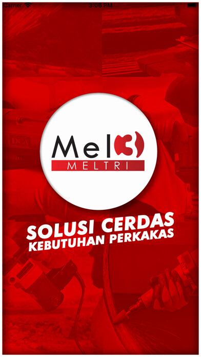 Emulate iPhone app MELTRI Toko Alat Teknik using MyAndroid