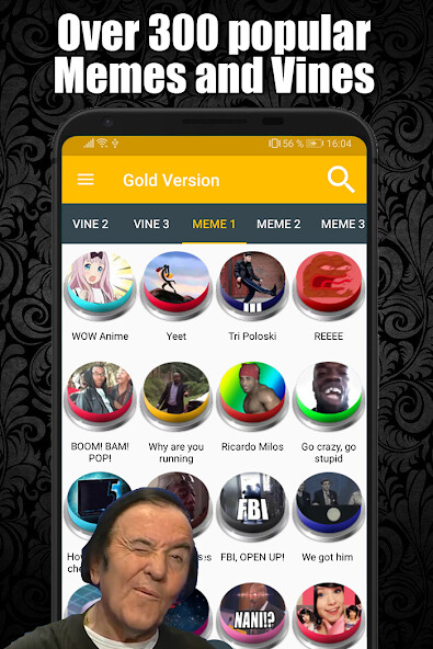 Run android online APK Meme and Vine Soundboard GOLD VERSION from MyAndroid or emulate Meme and Vine Soundboard GOLD VERSION using MyAndroid Run android online APK Meme and Vine Soundboard GOLD VERSION from MyAndroid or emulate Meme and Vine Soundboard GOLD VERSION using MyAndroid