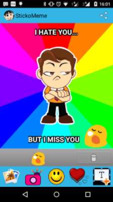 Emulate Android APK Meme Generator - Funny Sticker