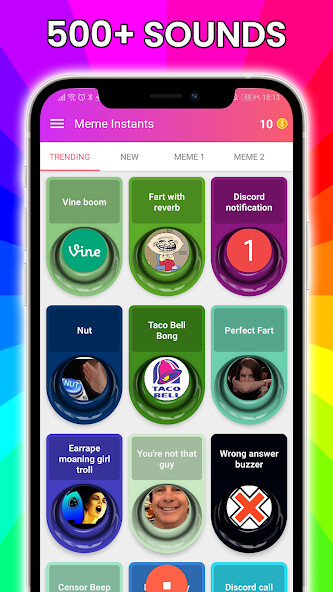 Run android online APK Meme Instant Buttons from MyAndroid or emulate Meme Instant Buttons using MyAndroid
