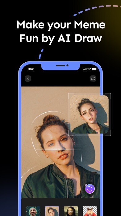 Emulate iPhone app Meme Maker, AI Art - MemeFun using MyAndroid Emulate iPhone app Meme Maker, AI Art - MemeFun using MyAndroid