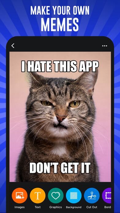 Emulate iPhone app Meme Maker Pro: Design Memes using MyAndroid Emulate iPhone app Meme Maker Pro: Design Memes using MyAndroid