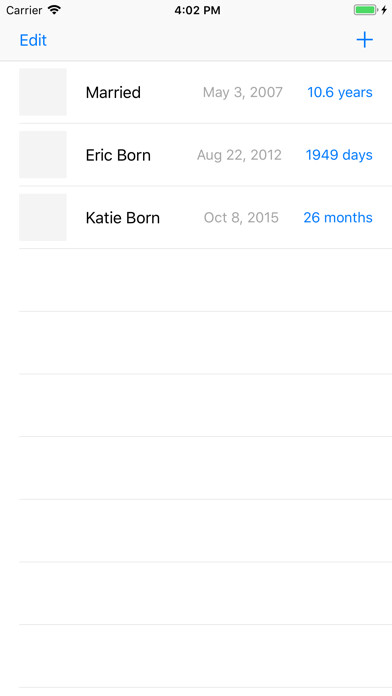 Emulate iPhone app Memento - Simple date tracking using MyAndroid Emulate iPhone app Memento - Simple date tracking using MyAndroid