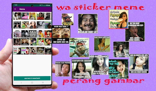 Run android online APK Meme Perang Gambar Stiker WA from MyAndroid or emulate Meme Perang Gambar Stiker WA using MyAndroid