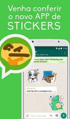 Emulate Android APK Memes do Brasil : Whatsapp Stickers WAStickerApps
