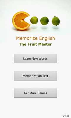 Emulate Android APK Memo English: Fruit Master Emulate Android APK Memo English: Fruit Master