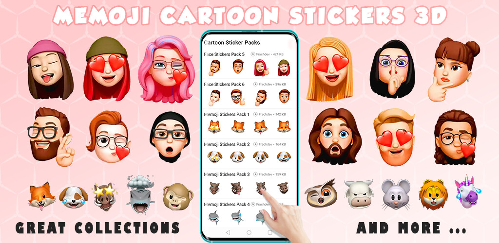 Run android online APK Memoji Cartoon Stickers 3D from MyAndroid or emulate Memoji Cartoon Stickers 3D using MyAndroid Run android online APK Memoji Cartoon Stickers 3D from MyAndroid or emulate Memoji Cartoon Stickers 3D using MyAndroid