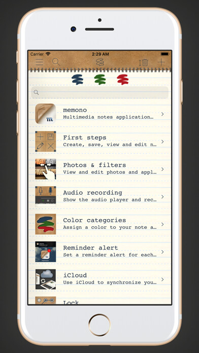 Emulate iPhone app memono Notepad using MyAndroid Emulate iPhone app memono Notepad using MyAndroid