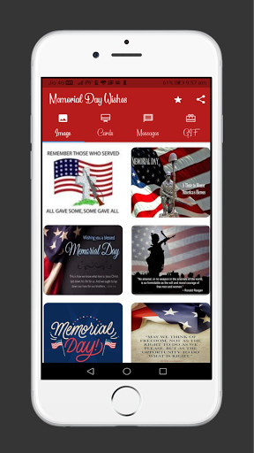 Run android online APK Memorial Day Cards, Images, GIF from MyAndroid or emulate Memorial Day Cards, Images, GIF using MyAndroid