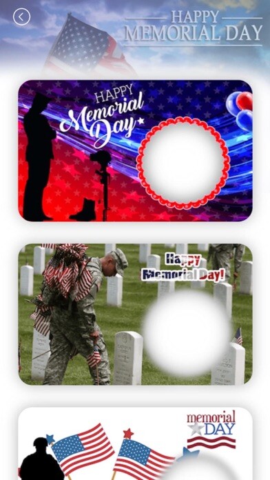 Emulate iPhone app Memorial Day Photo Frames using MyAndroid Emulate iPhone app Memorial Day Photo Frames using MyAndroid