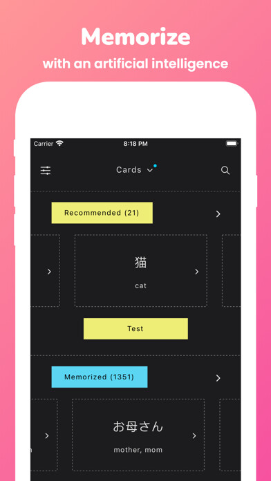 Emulate iPhone app Memorize: Learn Japanese Words using MyAndroid Emulate iPhone app Memorize: Learn Japanese Words using MyAndroid