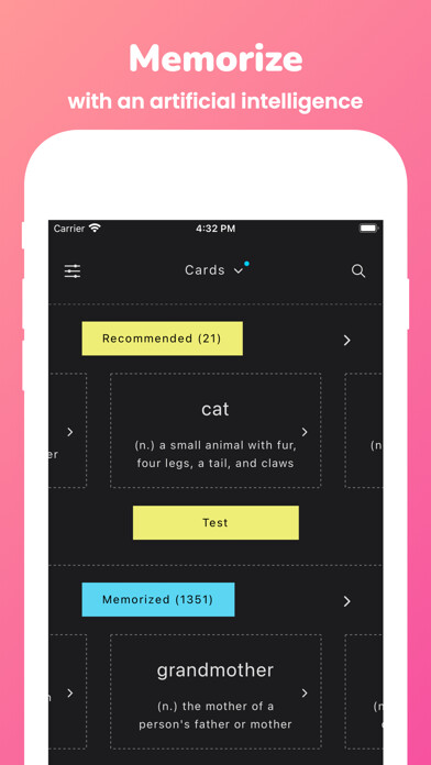 Emulate iPhone app Memorize: TOEIC Vocabulary using MyAndroid Emulate iPhone app Memorize: TOEIC Vocabulary using MyAndroid