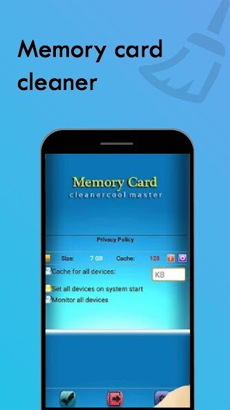 Run android online APK memory card cleaner from MyAndroid or emulate memory card cleaner using MyAndroid