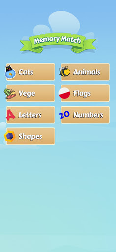 Run android online APK Memory game - cats, dogs, funny shapes from MyAndroid or emulate Memory game - cats, dogs, funny shapes using MyAndroid