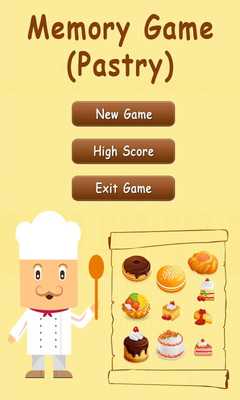 Emulate Android APK Memory Game - Pastry