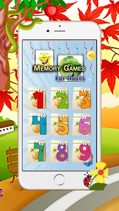 Emulate iPhone app Memory Games For Adults using MyAndroid