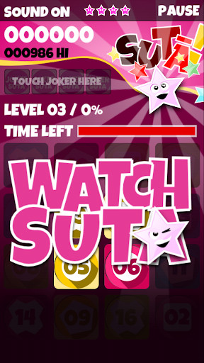 Emulate Android APK Memory game : SutaFrenzy