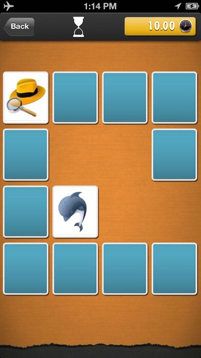 Emulate iPhone app Memory Matches 2 using MyAndroid