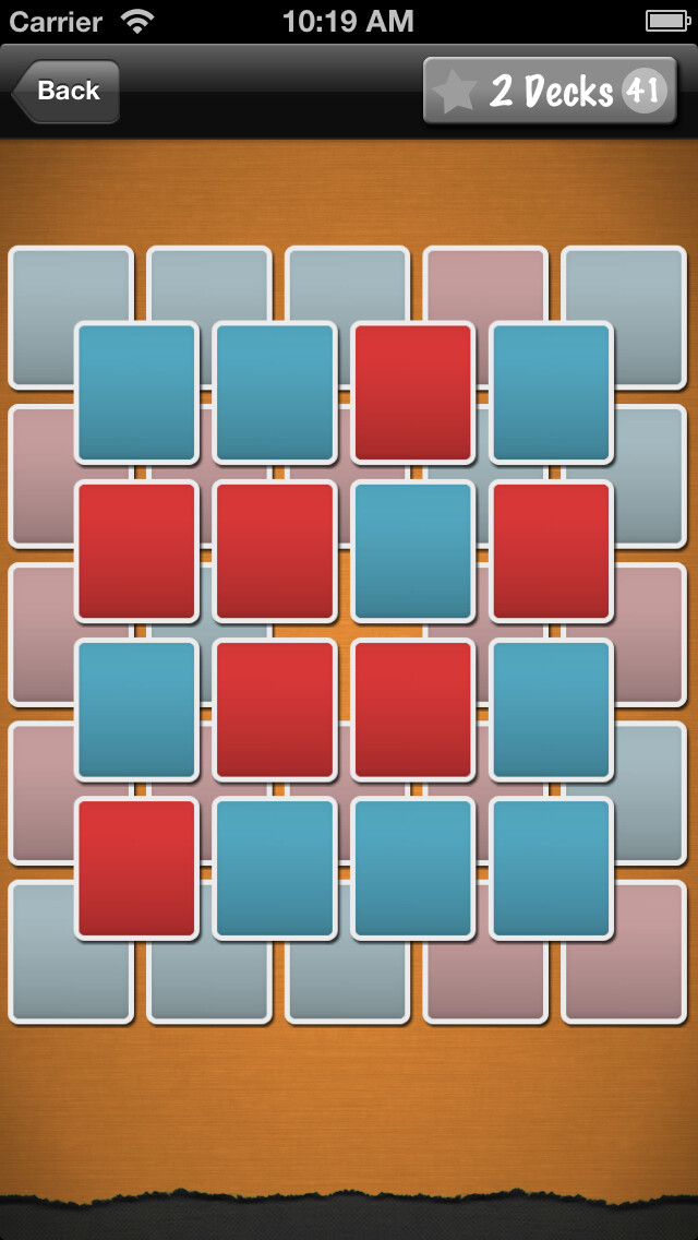 Emulate iPhone app Memory Matches Bonus Games using MyAndroid