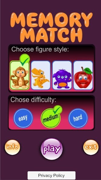 Run android online APK Memory Match kids from MyAndroid or emulate Memory Match kids using MyAndroid Run android online APK Memory Match kids from MyAndroid or emulate Memory Match kids using MyAndroid