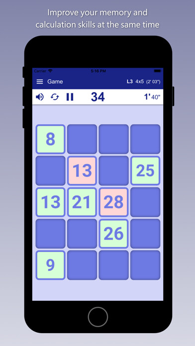 Emulate iPhone app Memory+ (Memorize & Calculate) using MyAndroid Emulate iPhone app Memory+ (Memorize & Calculate) using MyAndroid
