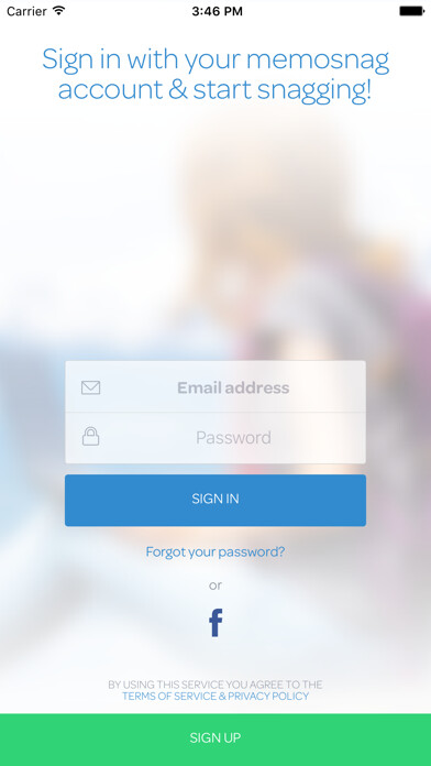 Emulate iPhone app memosnag using MyAndroid