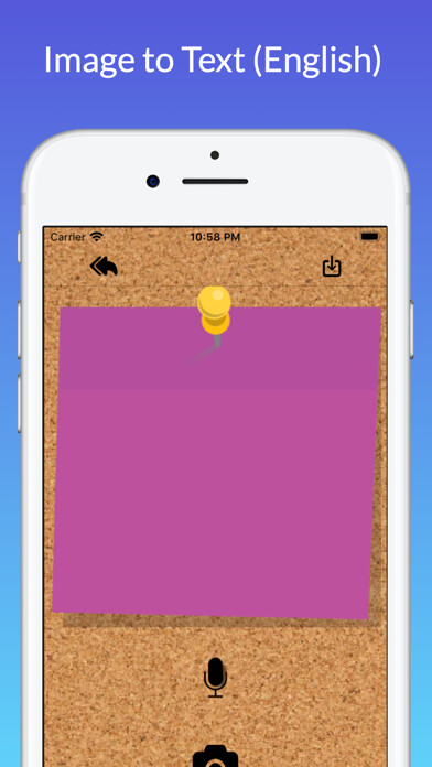 Emulate iPhone app Memo Sticky using MyAndroid